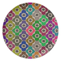 Flowers of Fun ~ Dining Plate 10" Non-Toxic