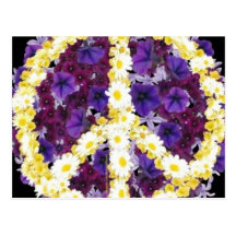 flowers of peace post cards