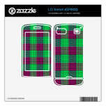 Flowers of the Forest Plaid Decal For LG Xenon