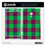 Flowers of the Forest Plaid Xperia X10 Mini Pro Skins