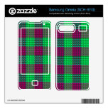 Flowers of the Forest Plaid Decal For Samsung Omnia