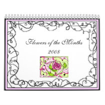 Flowers of the Months 2008 calendars