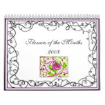 Flowers of the Months 2008 Calendars