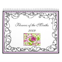 Flowers of the Months 2009 - Customized Wall Calendar