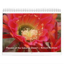 Flowers of the Sonoran Desert -- Richard Rushton calendars