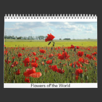 Flowers of the World calendars
