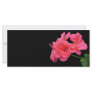 Flowers on black background rack card