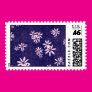 Flowers on Blue Stamp Flowers on Blue Stamp