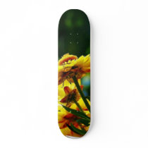 Flowers On Grass skateboards