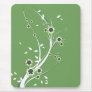 Flowers on Green - Mousepad