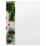 Flowers on Steps Customized Letterhead