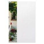 Flowers on Steps Customized Stationery