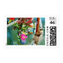 Flowers On Table postage