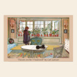 "Flowers on the Windowsill" Carl Larsson Art Print posters