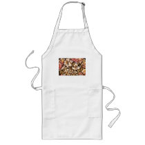Flowers Painted on Glass Aprons