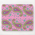 Flowers & Paisley Mousepad by teeboutique Flowers & Paisley Mousepad