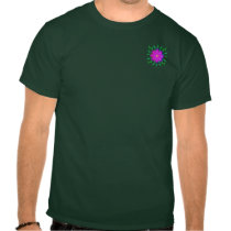 Flowers Pattern 2-Sided Dark Shirts