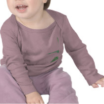 Flowers Pattern 2-Sided Infant Longsleeve Tee Shirt