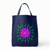 Flowers Pattern Dark Bags