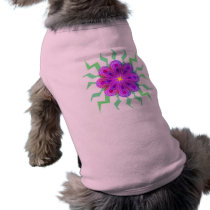 Flowers Pattern Dog Shirts