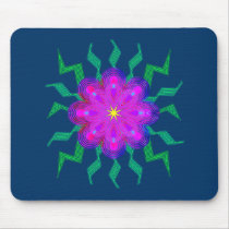 Flowers Pattern Mouse Mat
