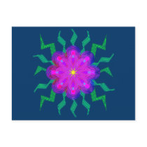 Flowers Pattern Postcard
