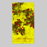 flowers labels