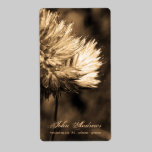 flowers labels