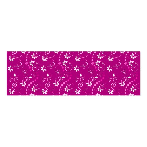 flowers pink business card templates