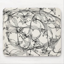 flowers plants vintage paper mousepads