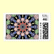 Flowers postage by dndartstudio Flowers postage