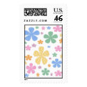 Flowers postage by dndartstudio Flowers postage