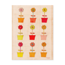 Flowers postcards