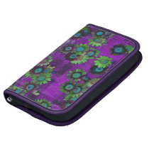 Flowers Purple Striped Art Pattern planners