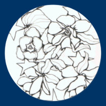 Flowers stickers