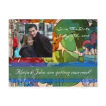 Flowers - Save The Date Postcard by SolPacifico Flowers - Save The Date Postcard