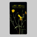 flowers labels