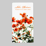 flowers labels