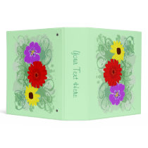 Flowers & Splatters binders