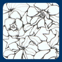 Flowers stickers