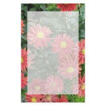 flowers stationery