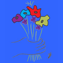 flowers t-shirt