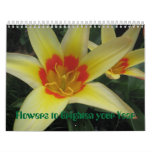 Flowers to Brighten your Year Calendar