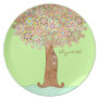 Flowers Tree plate