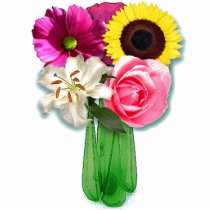 Flowers Vase Photo Sculpture photo sculptures by elenaind Flowers Vase Photo Sculpture photo sculptures