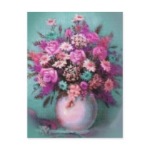 Flowers Vase Postcard