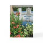 flowers water paper thank you