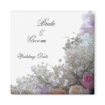 Flowers Wedding Favor Magnet by elenaind Flowers Wedding Favor Magnet