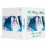 Flowers with Bride and Groom binders