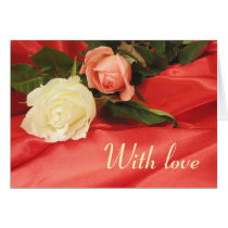 "Flowers with love" cards
